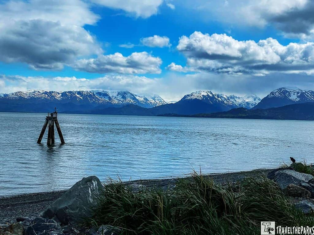 View of Kachamack Bay at the end of the Homer Spit