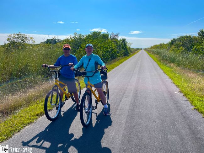 Biking at Shark Valley-Everglades National Park