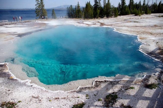 Black Pool West Thumb Geyser Basin