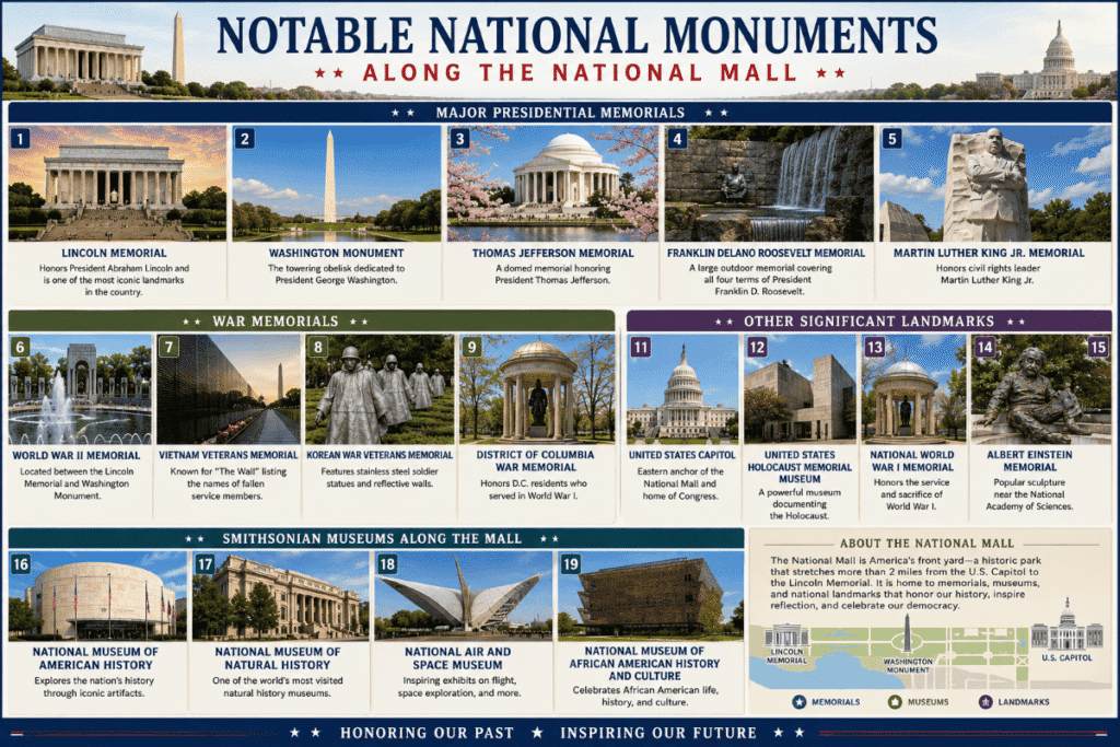 Noteworthy Washington Memorials listed 