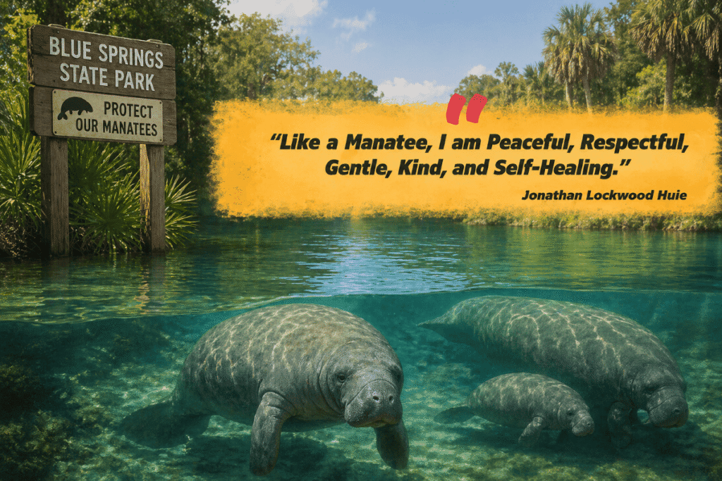 “Like a manatee, I am peaceful, respectful, gentle, kind, and self-healing.”