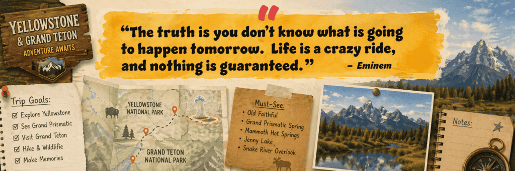 The truth is you don't know what is going to happen tomorrow. Life is a crazy ride, and nothing is guaranteed.”
Eminem