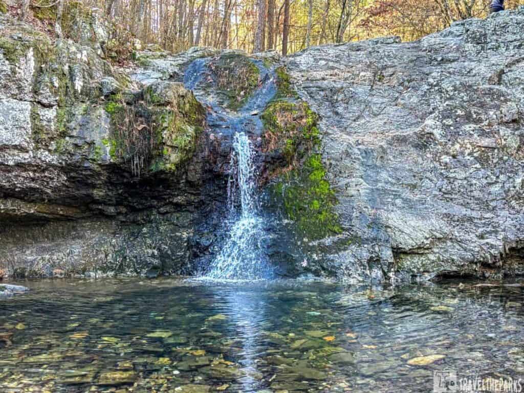 Falls Branch Trail Waterfall in Lake Catherine State Park