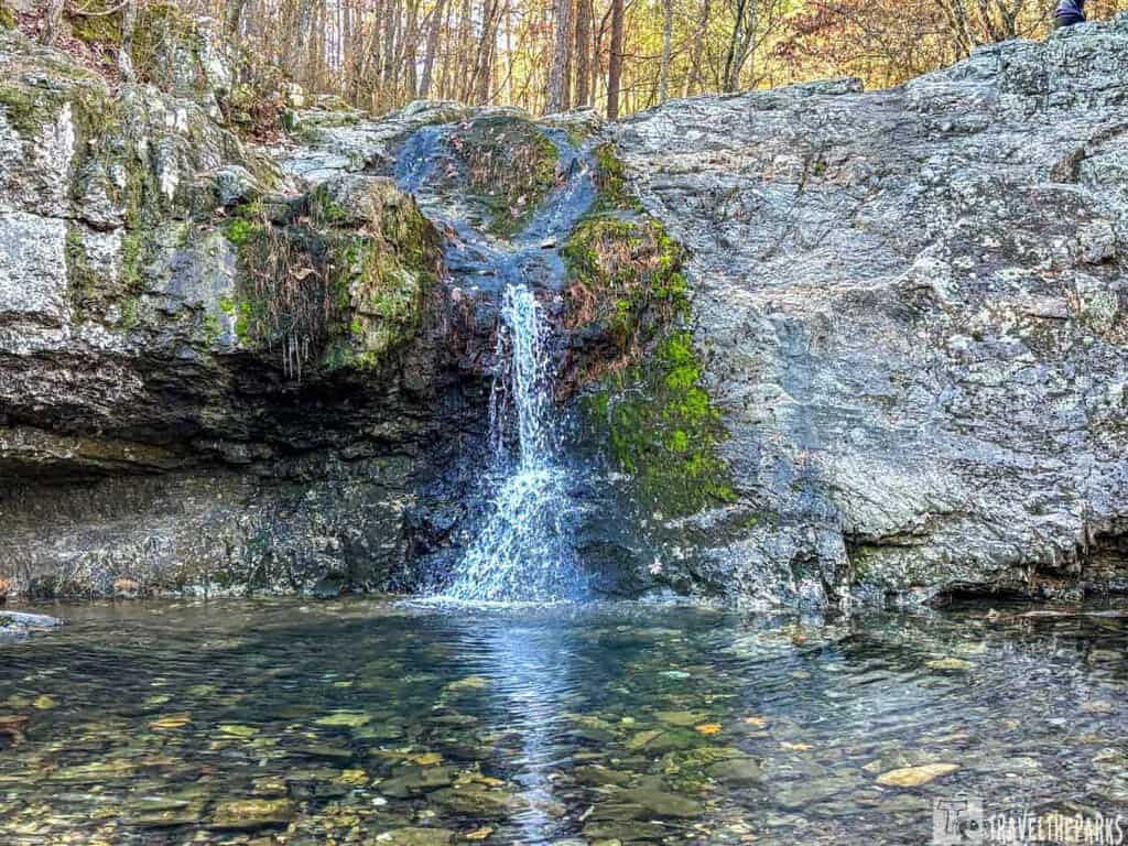 Falls Branch Trail Waterfall in Lake Catherine State Park