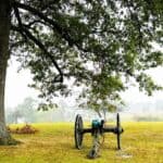 Union cannon on East Cemetery Hill at Gettysburg National Military Park