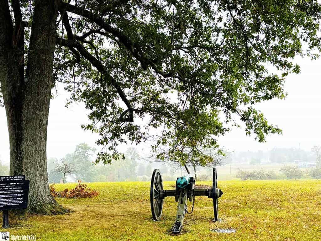 Union cannon on East Cemetery Hill at Gettysburg National Military Park