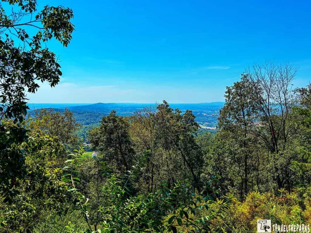 Panoramic view over Frederick Valley from Gambrill State Park, Maryland