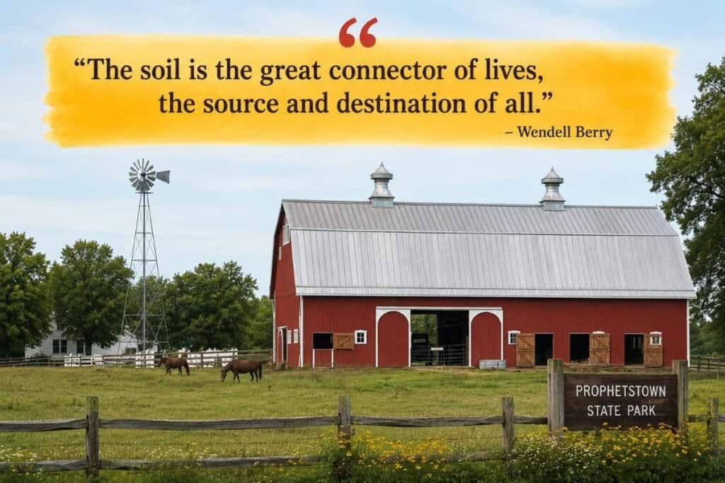 "The soil is the great connector of lives, the source and destination of all." 
– Wendell Berry 