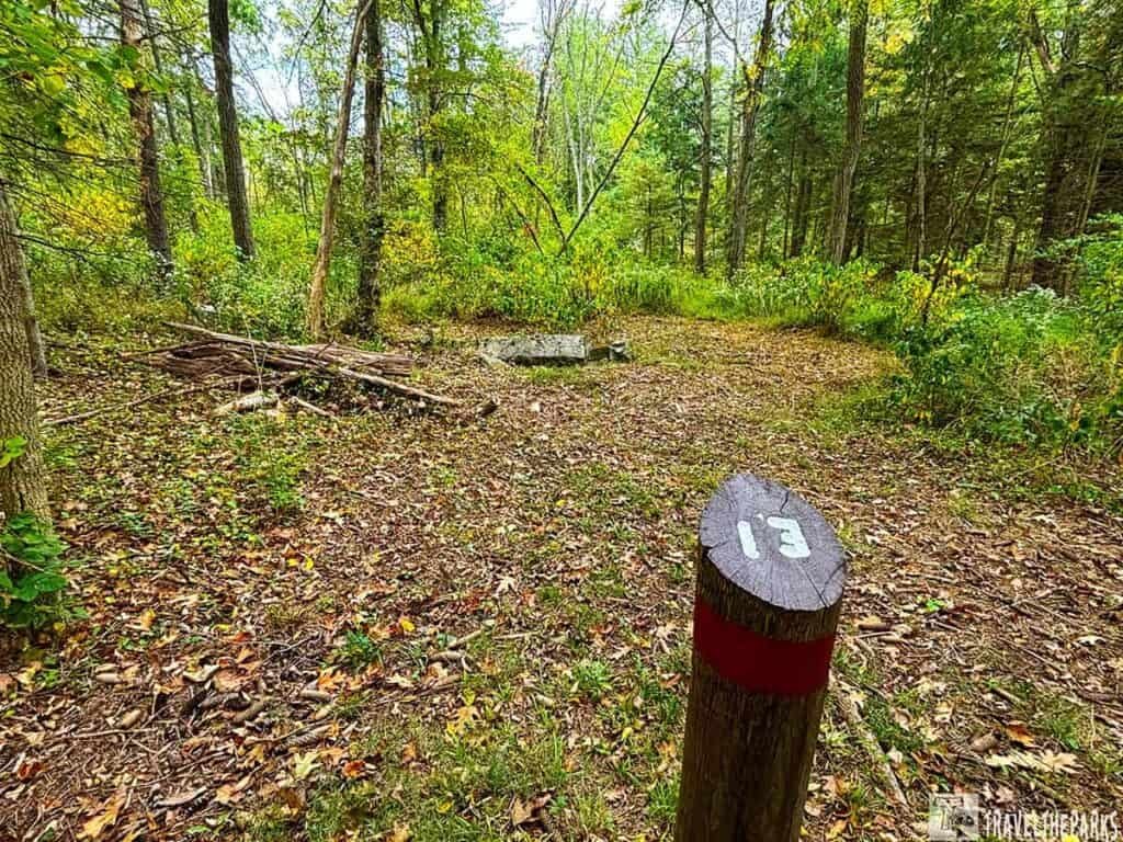 The original CCC infirmary was in
the path of the Compound One fence. That building
was removed and a new infirmary was constructed
with a partial basement. During the church camp
era, this was the home of the year round caretaker
and his family.