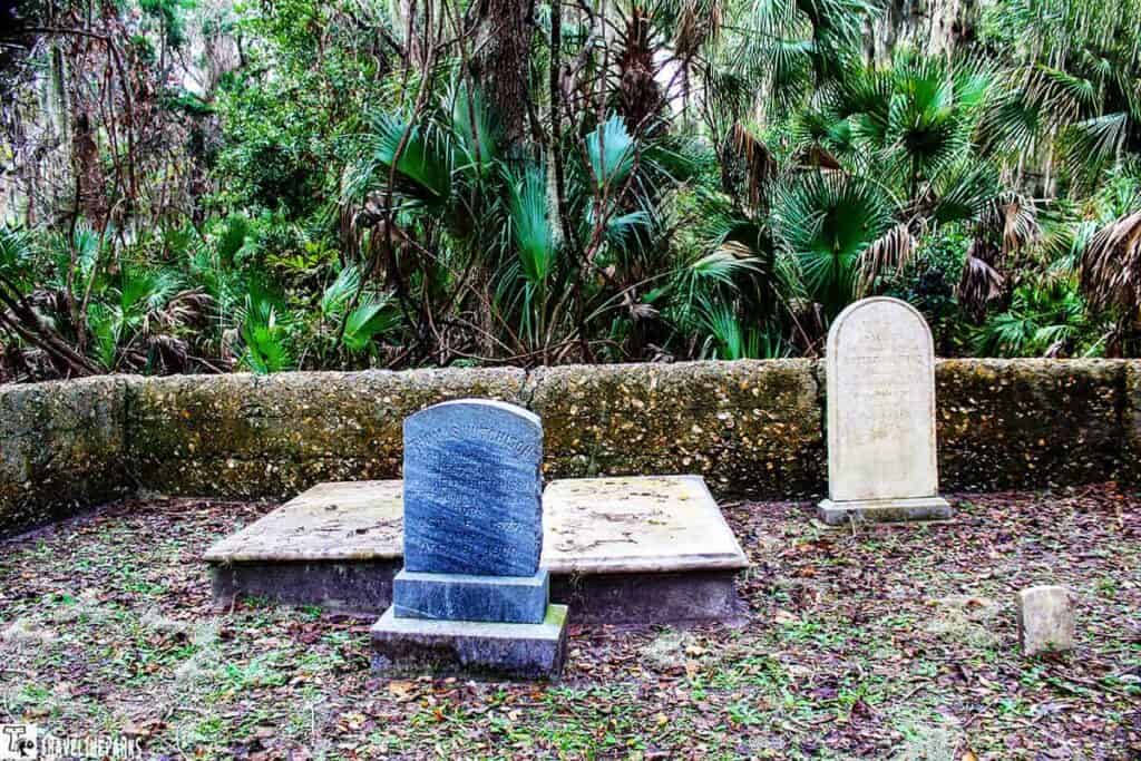 The Stafford Plantation Cemetery on Cumberland Island National Seashore.