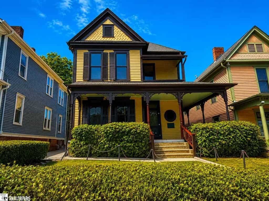 The two-story Queen Anne Victorian style home where Martin Luther King, Jr. was born and lived for 12 years.